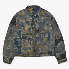 画像をギャラリービューアに読み込む, 新品未使用品 KAPITAL キャピタル BORO SPRING 1ST JKT EK-1549LJB スプリングファーストジャケット 襤褸 ボロ インディゴ サイズ 4 中古 4a004419