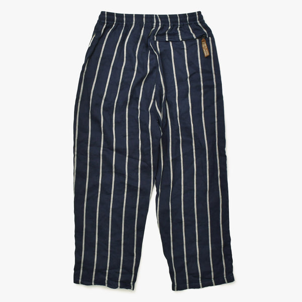 KAPITAL キャピタル リネンフィリーズ ストライプ イージーパンツ K2605LP164 サイズXL ストライプ ネイビー 美品 中古 4a004427