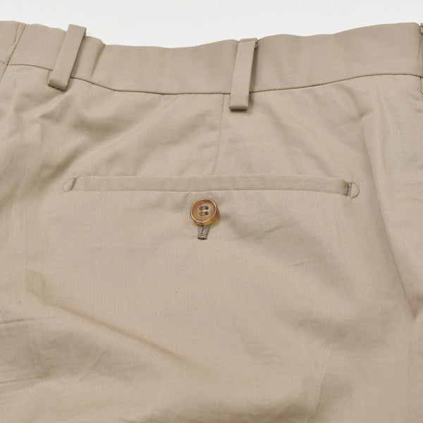 HERMES エルメス セットアップ ジャケット パンツ コットンシングル スーツ サイズ 52 グレージュ 美品 中古 4a004430