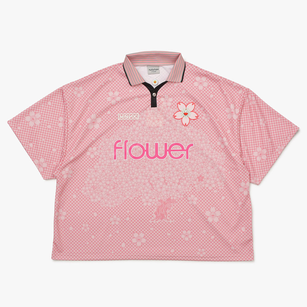 新品未使用 mononoke・made モノノケ・メイド SOCCER SHIRT サッカーシャツ MT-MK8-0000-011 サイズXL サクラ 村上隆 中古 4a004436