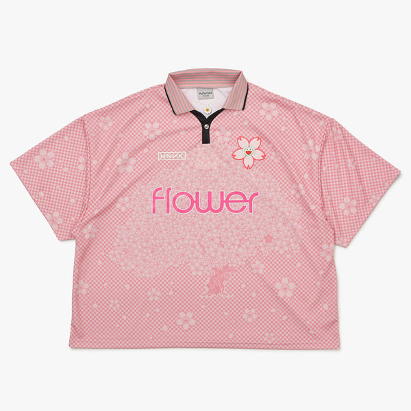 新品未使用 mononoke・made モノノケ・メイド SOCCER SHIRT サッカーシャツ MT-MK8-0000-011 サイズXL サクラ 村上隆 中古 4a004436