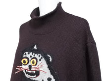 画像をギャラリービューアに読み込む, LOUIS VUITTON ルイヴィトン ニット セーター チャップマンブラザーズ RM132 H4KN76MI7 ウール ブラウン サイズM 良品 中古 44711