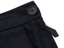 Load image into Gallery viewer, HERMES エルメス スラックスパンツ ボトムス スーツパンツ マルジェラ期 リネン ネイビー フランス製 サイズ38 美品 中古 44799