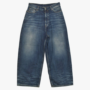 Acne Studios 2023M Super Baggy Jeans B00372 Size 46 Indigo Blue Good Condition Used 4a004531