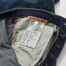 Load image into Gallery viewer, Acne Studios アクネ ストゥディオズ 2023M スーパーバギージーンズ B00372 サイズ46 インディゴブルー 美品 中古 4a004531