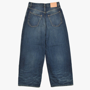 Acne Studios 2023M Super Baggy Jeans B00372 Size 46 Indigo Blue Good Condition Used 4a004531