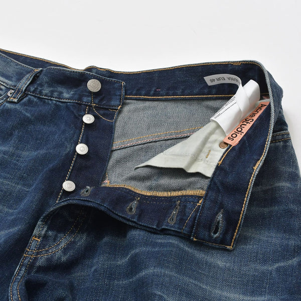 Acne Studios 2023M Super Baggy Jeans B00372 Size 46 Indigo Blue Good Condition Used 4a004531