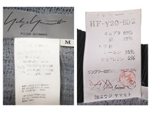 画像をギャラリービューアに読み込む, YohjiYamamoto POURHOMME ヨウジヤマモト プールオム 花と少年期 彼岸花 プリントシャツブルゾン 96SS 黒赤緑 M 美品 中古 45320
