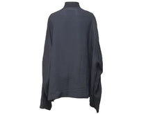 画像をギャラリービューアに読み込む, YohjiYamamoto POURHOMME ヨウジヤマモト プールオム 花と少年期 彼岸花 プリントシャツブルゾン 96SS 黒赤緑 M 美品 中古 45320