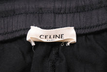 画像をギャラリービューアに読み込む, CELINE(セリーヌ)ロゴ アスレチックサテンショートショートパンツ ブラック 2P532164 中古 45333