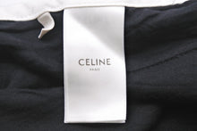 画像をギャラリービューアに読み込む, CELINE(セリーヌ)ロゴ アスレチックサテンショートショートパンツ ブラック 2P532164 中古 45333