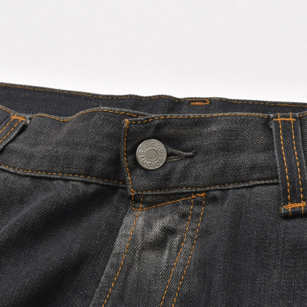 Acne Studios 2023M Super Baggy Jeans B00396 Size 46 Fade Black Vintage Processing Good Condition Used 4a004535
