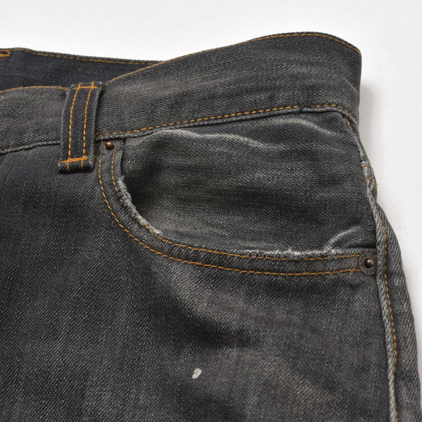 Acne Studios 2023M Super Baggy Jeans B00396 Size 46 Fade Black Vintage Processing Good Condition Used 4a004535