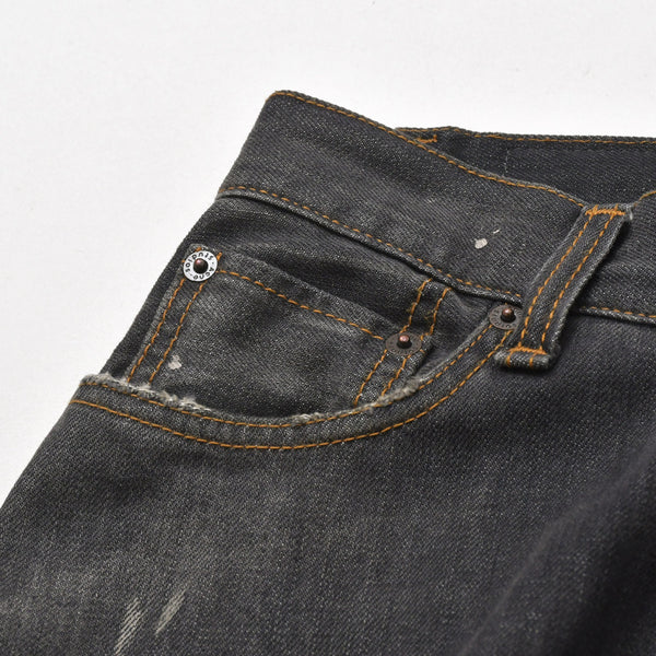 Acne Studios 2023M Super Baggy Jeans B00396 Size 46 Fade Black Vintage Processing Good Condition Used 4a004535