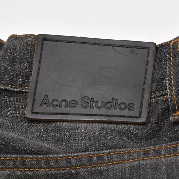 Acne Studios 2023M Super Baggy Jeans B00396 Size 46 Fade Black Vintage Processing Good Condition Used 4a004535