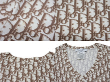 画像をギャラリービューアに読み込む, Christian Dior クリスチャンディオール Vネック半袖Tシャツ 5E16155951 サイズ40 トロッター ガリアーノ期 美品 中古 4b004576