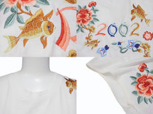 画像をギャラリービューアに読み込む, Christian Dior クリスチャンディオール タンクトップ ノースリーブ 2P12155001 サイズ38 ホワイト フラワー ガリアーノ期 美品 中古 4b004577