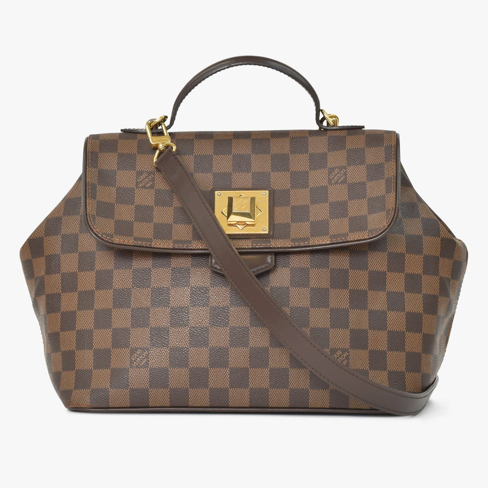 LOUIS VUITTON ルイヴィトン ベルガモMM 2WAYバッグ N41168 ハンドバッグ ショルダーバッグ ダミエ ブラウン 美品 中古 4a004582