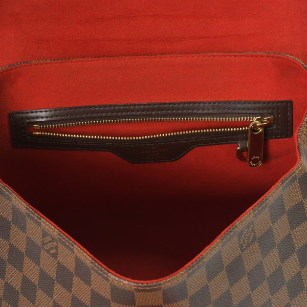LOUIS VUITTON ルイヴィトン ベルガモMM 2WAYバッグ N41168 ハンドバッグ ショルダーバッグ ダミエ ブラウン 美品 中古 4a004582