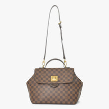 将图片加载到图库查看器中。 LOUIS VUITTON ルイヴィトン ベルガモMM 2WAYバッグ N41168 ハンドバッグ ショルダーバッグ ダミエ ブラウン 美品 中古 4a004582