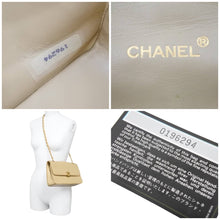画像をギャラリービューアに読み込む, CHANEL シャネル ヴィンテージ マトラッセショルダーバッグ ココマーク 00番台 ベージュ ゴールド金具 良好 中古 45840