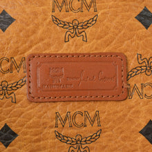 Load image into Gallery viewer, MCM エム・シー・エム Tote Bag トートバッグ ブラウン Black ブラック ゴールド金具 レザー 美品 中古 4a004609