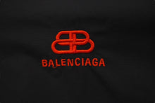 画像をギャラリービューアに読み込む, BALENCIAGA バレンシアガ ナイロントラックジャケット ダブルスリーブ BB 19SS 602278 ネイビー サイズ48 美品 中古 46331