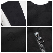 Load image into Gallery viewer, LouisVuitton ルイヴィトン ベスト アシンメトリー モノグラム RM192F OSN HHFG2W ブラック サイズM 美品 中古 46451