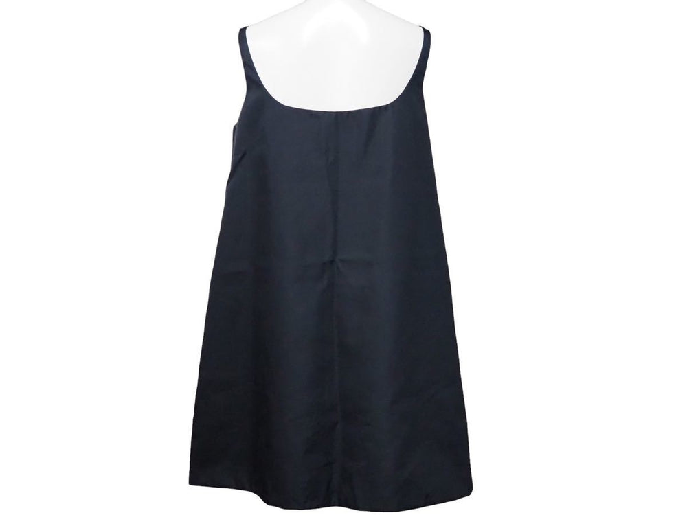 PRADA プラダ RE-NYLON ノースリーブ ワンピース ナイロン ブラック ポーチ付き 2306621WQ8F0002 サイズ36 中古 46460
