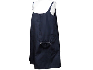 PRADA プラダ RE-NYLON ノースリーブ ワンピース ナイロン ブラック ポーチ付き 2306621WQ8F0002 サイズ36 中古 46460