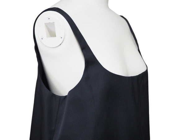 PRADA プラダ RE-NYLON ノースリーブ ワンピース ナイロン ブラック ポーチ付き 2306621WQ8F0002 サイズ36 中古 46460