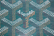 画像をギャラリービューアに読み込む, 新品同様 GOYARD ゴヤール Plumet プリュメ ショルダーバッグ 斜めがけポシェット ストラップ無し PVC レザー グリーン 中古 46538