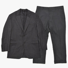 Load image into Gallery viewer, 極美品 HERMES エルメス セットアップスーツ S19802Z ジャケット スラックスパンツ グレー 50サイズ シングルブレスト イタリア製 中古 4a004697