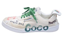 Load image into Gallery viewer, CHANEL シャネル 19SS ファレルウィリアムス グラフィックローカットスニーカー ベージュ マルチカラー サイズ36 良品 47078 中古