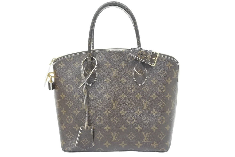 Very Good Condition LOUIS VUITTON 11FW-12FW Shiny Monogram Lockit M40597 Used 47213