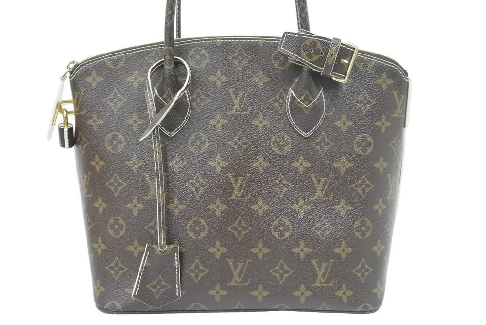 Very Good Condition LOUIS VUITTON 11FW-12FW Shiny Monogram Lockit M40597 Used 47213