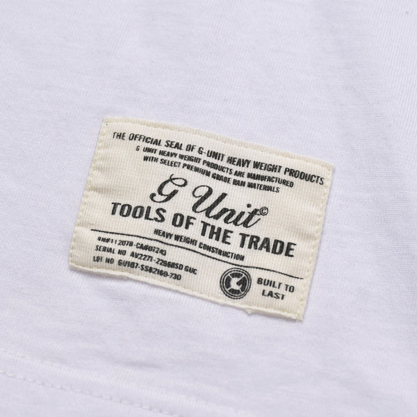 G-unit ジーユニット ラグランTシャツ 半袖Tシャツ 50Cent フィフティーセント カットソー ホワイト グレー ブラック XXLサイズ 美品 中古 4a004728