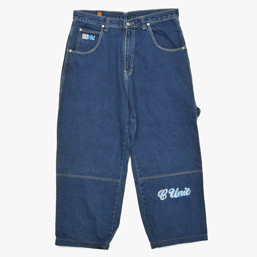 G-Unit Baggy Denim Pants Painter Pants 50cent Fifty Cent Indigo Size 36 Jeans Bottoms Good Condition Used 4a004729