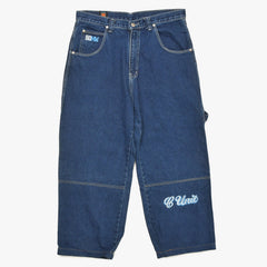 G-Unit Baggy Denim Pants Painter Pants 50cent Fifty Cent Indigo Size 36 Jeans Bottoms Good Condition Used 4a004729