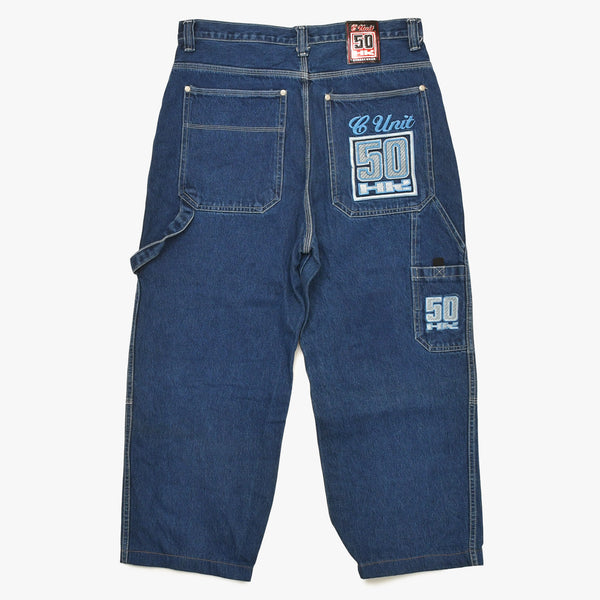 G-Unit Baggy Denim Pants Painter Pants 50cent Fifty Cent Indigo Size 36 Jeans Bottoms Good Condition Used 4a004729