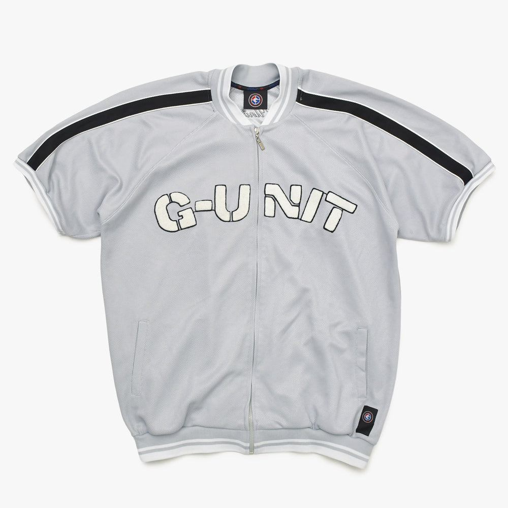 G-UNIT Setup 50 Cent Zip Up Knit Pants Gray Black White Size XXL Good Condition Used 4a004731