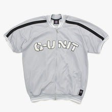 Load image into Gallery viewer, G-UNIT ジーユニット セットアップ 50 Cent ジップアップニット パンツ グレー ブラック ホワイト サイズXXL 美品 中古 4a004731