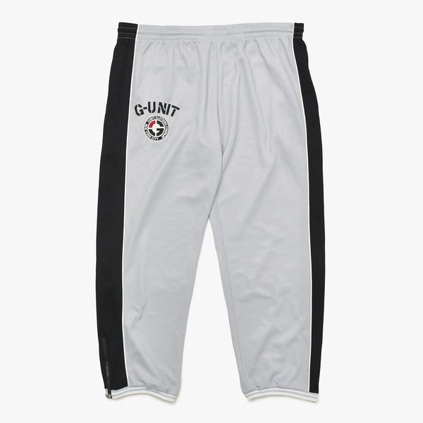 G-UNIT ジーユニット セットアップ 50 Cent ジップアップニット パンツ グレー ブラック ホワイト サイズXXL 美品 中古 4a004731