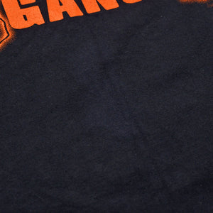 SKULL GANG T-shirt Short Sleeve Royal Apparel Made in the USA Black Orange LG Good Condition Used 4a004733