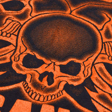 画像をギャラリービューアに読み込む, SKULL GANG スカルギャング Tシャツ 半袖 Royal Apparel製 アメリカ製 ブラック オレンジ LG 美品 中古 4a004733