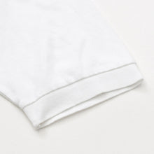 Load the image into the gallery viewer. GIORGIO ARMANI ジョルジオアルマーニ 半袖ポロシャツ ワンポイントロゴ イタリア製 コットン ホワイト サイズL 美品 中古 4a004741