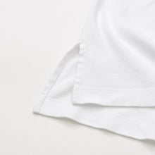 Load the image into the gallery viewer. GIORGIO ARMANI ジョルジオアルマーニ 半袖ポロシャツ ワンポイントロゴ イタリア製 コットン ホワイト サイズL 美品 中古 4a004741