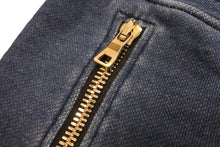 画像をギャラリービューアに読み込む, Balmain バルマン オムデニム 風蛇腹 バイカーズスウェットパンツ サイズS S7H5022JOO2 美品 中古 47443