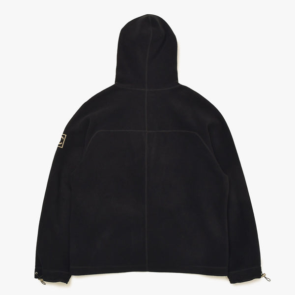 極美品 CHANEL シャネル スポーツライン フリース ジップアップフーディー P19983V11807 サイズ50 ココマーク ブラック メンズ 中古 4a004764