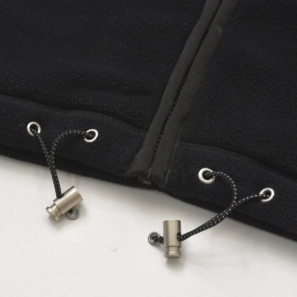 極美品 CHANEL シャネル スポーツライン フリース ジップアップフーディー P19983V11807 サイズ50 ココマーク ブラック メンズ 中古 4a004764